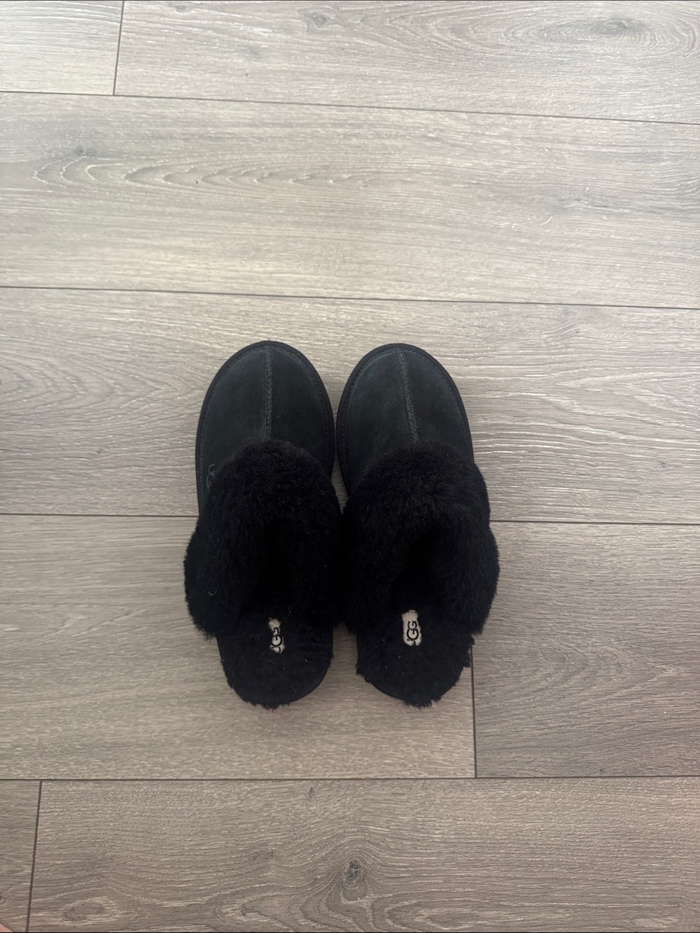 Black UGG women’s slippers